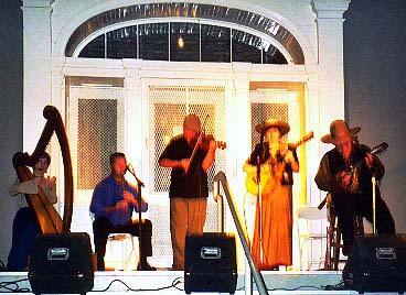 Stephanie performs with Cowboy Celtic
